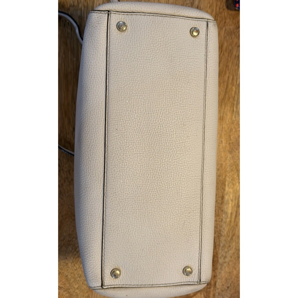 Kate Spade Briar Lane Meena Purse Pink Beige Leather Removable Shoulder Strap - Picture 10 of 14